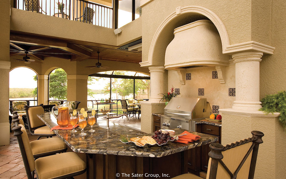 You will spend every summer night out in this outdoor kitchen.