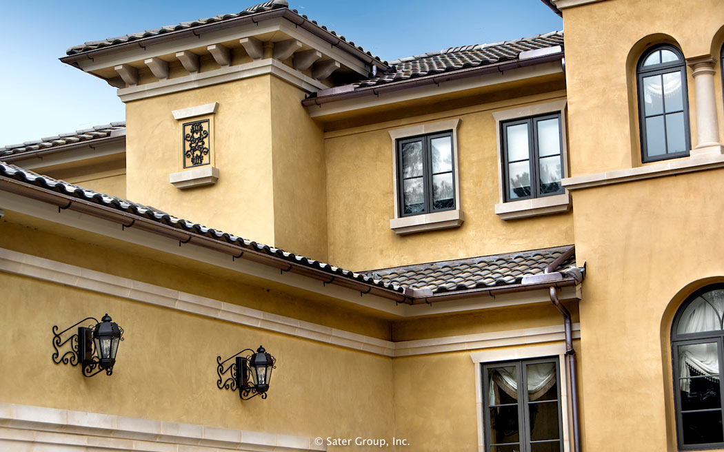 The attention to detail on Villa Belle's exterior is impressive.
