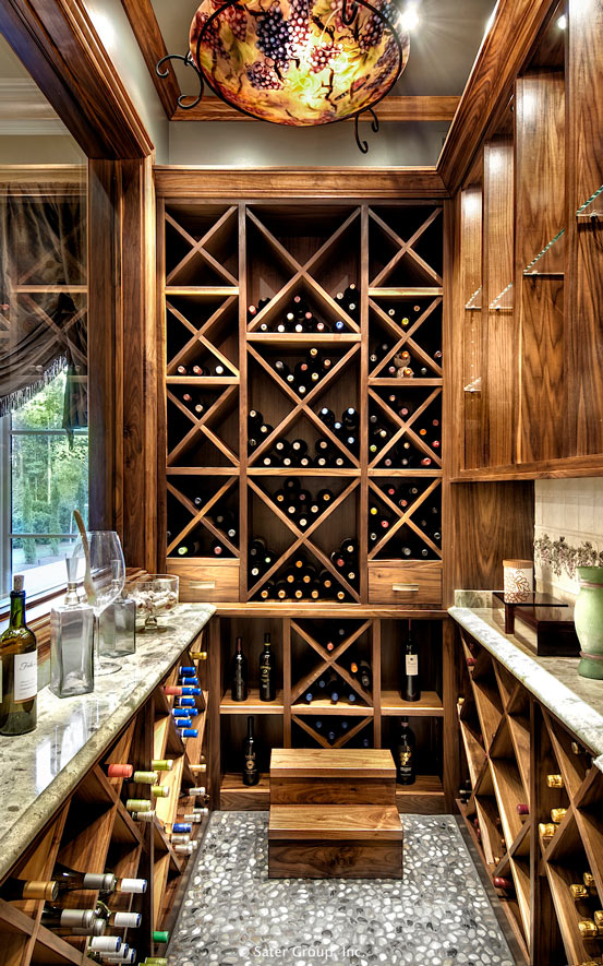 A home would not be complete without a generous wine cellar.